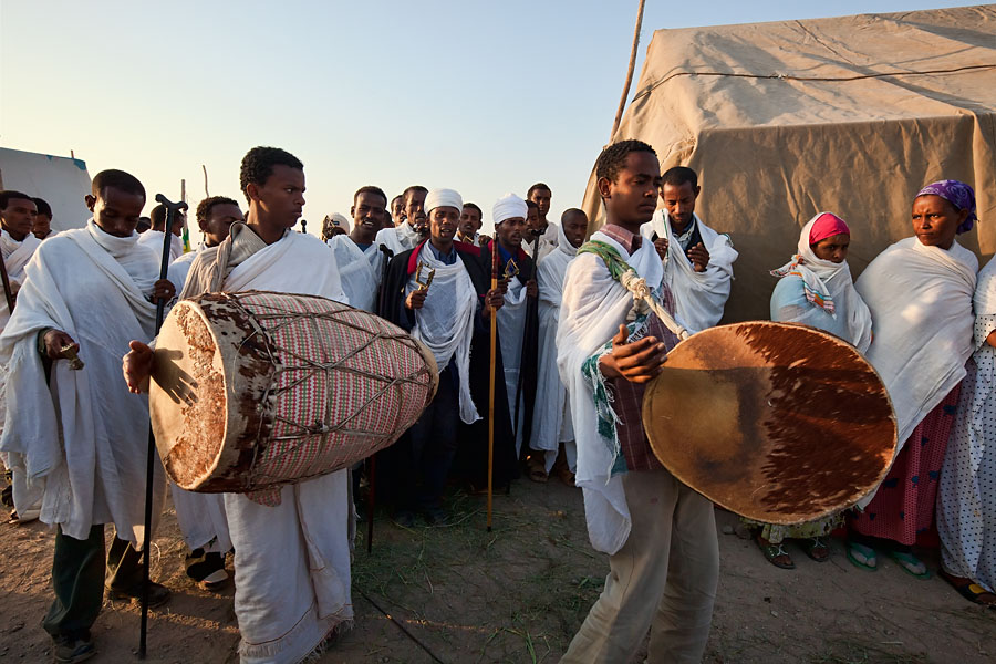 117   Procession during the Timkat (Timket) festival at Assaita   Ethiopia 